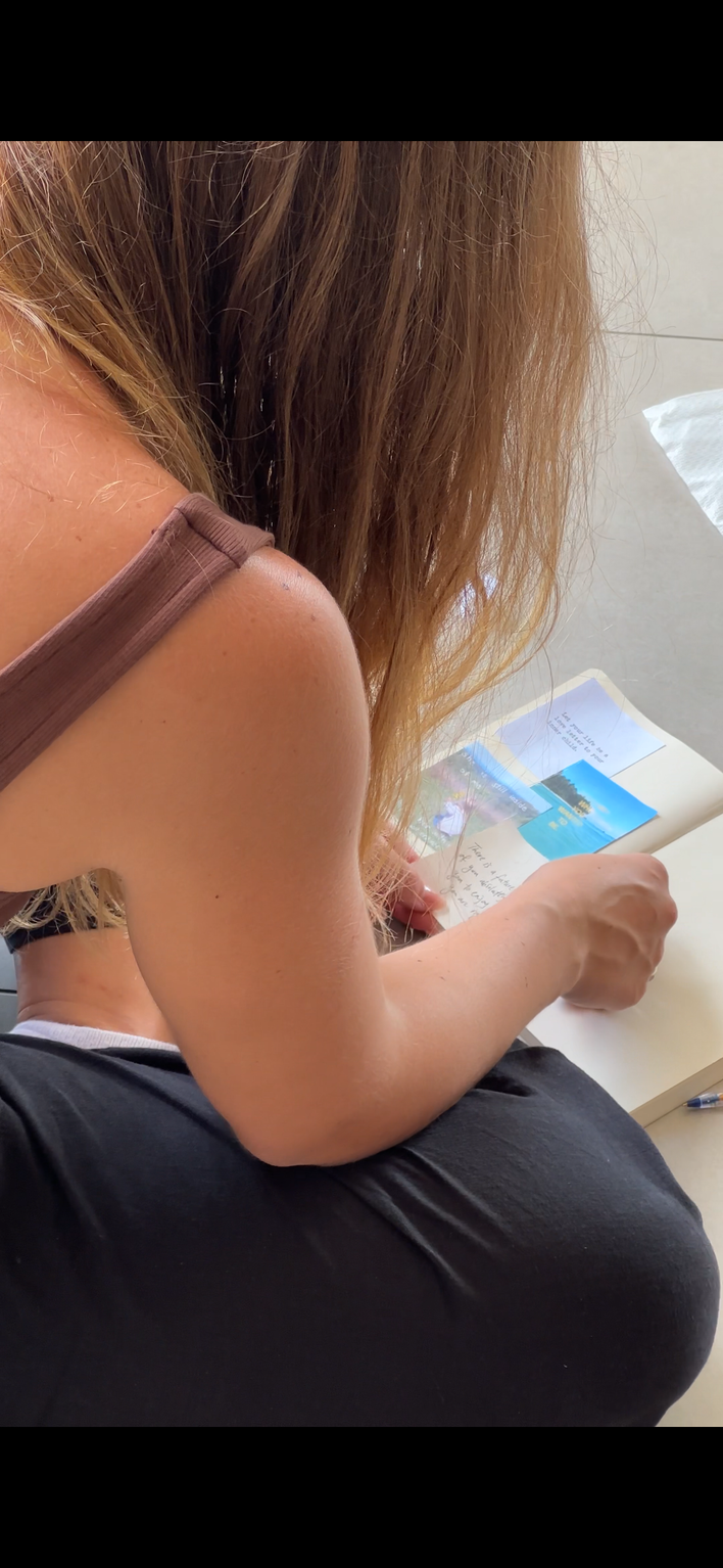Exercício de escrita e journaling